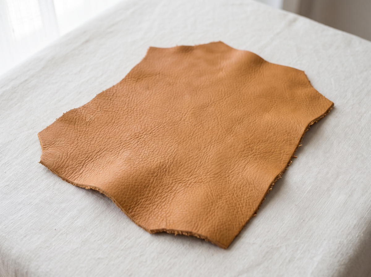 Découpe de cuir pleine fleur de vachette