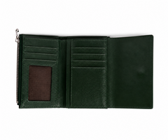 Le Croco — Portefeuille cuir verni effet crocodile