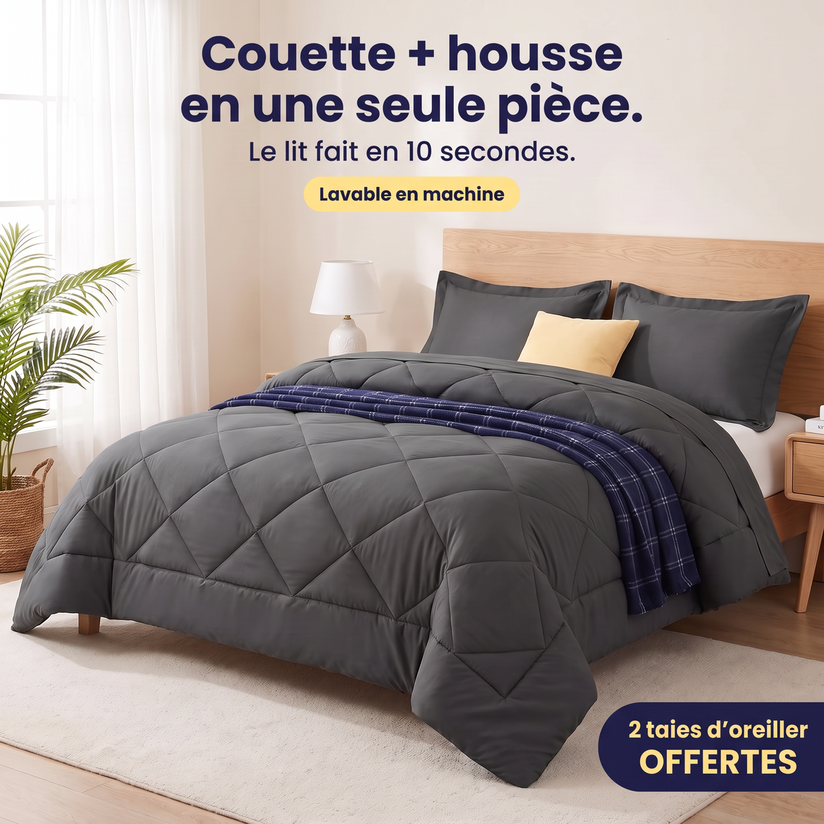 Velin — Housse de Couette 2-en-1
